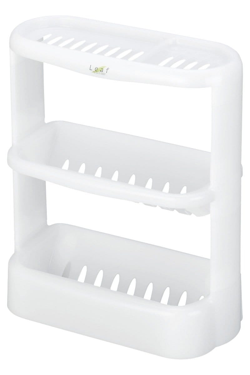Inomata Bathroom Rack White 3 Steps