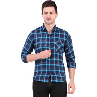 Baleshwar Men Multicolor Checks Casual Shirt (Pack of 1)