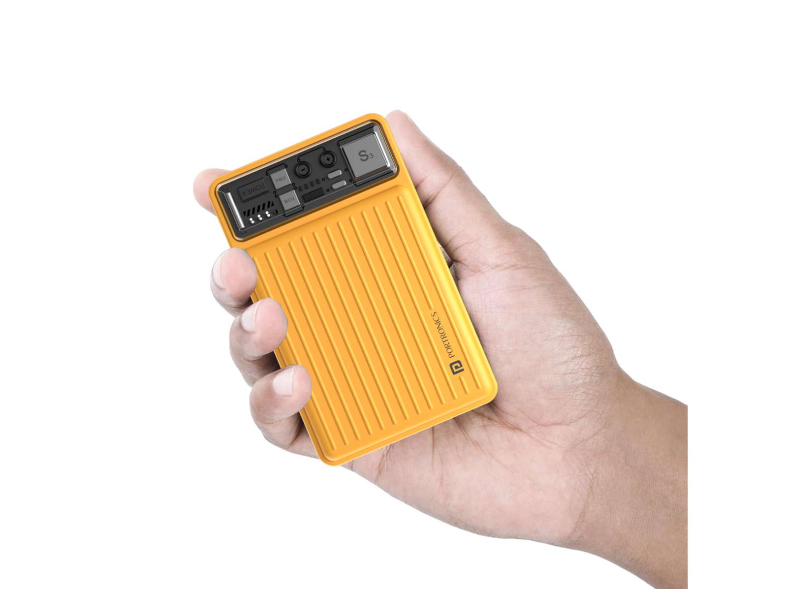 Portronics Luxcell Mini 10K (Non-Wireless) 22.5 Watt Output, BIS Certified, Compact, 10000 mAH PowerBank - Yellow