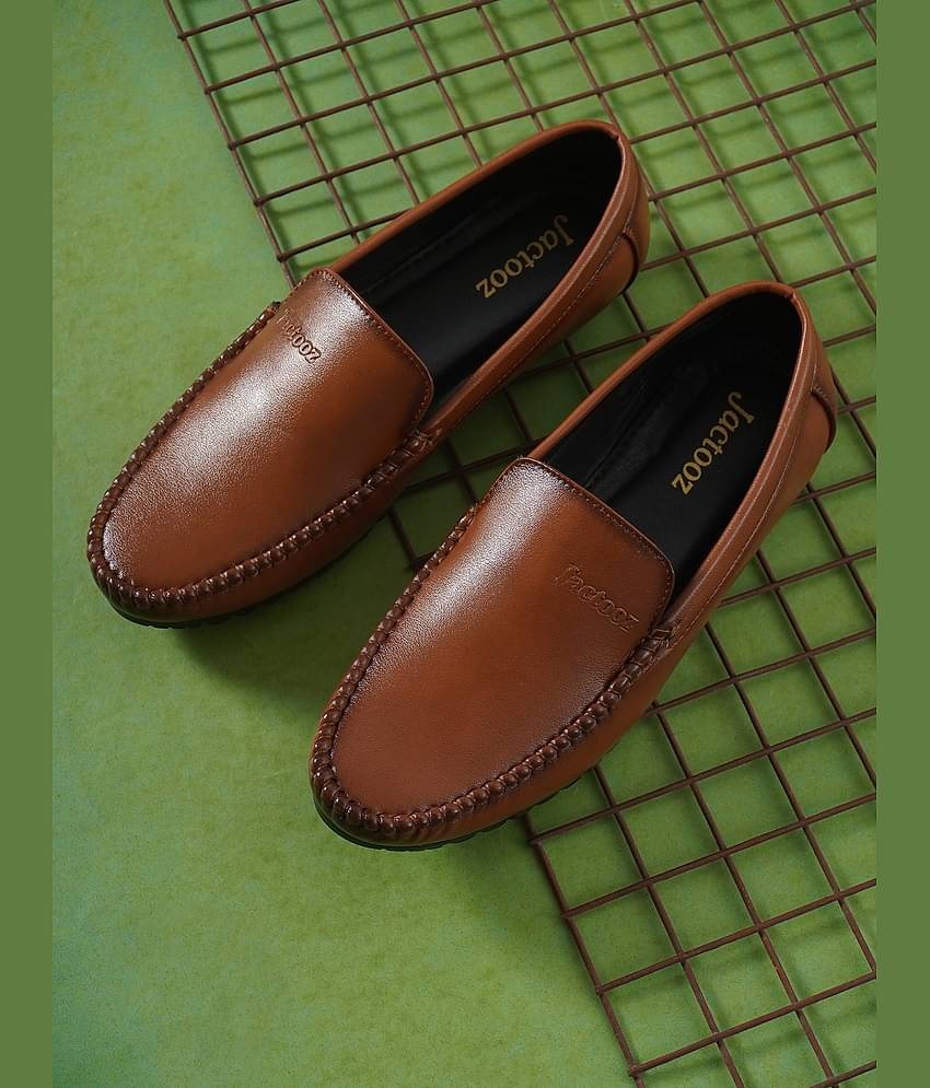 jactooz Tan Men's Slip on