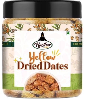 HARIHAR KRIDHA Dates (Khajoor) Premium Yellow Dry Dates | Kharak | 1Kg
