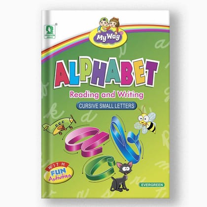 MY WAY ALPHABET CURSIVE SMALL-KG / English