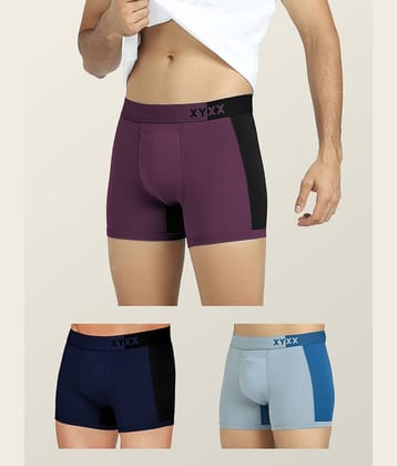 XYXX Pack of 3 Modal Trunks For Men's ( Multicolor )