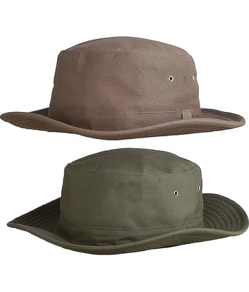 Infispace Pack of 2 Cotton Men's Hat ( Multicolor )