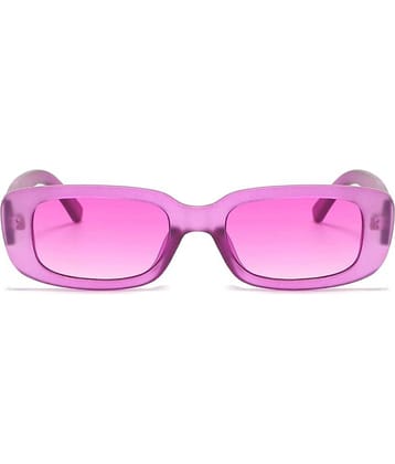 Kanny Devis - Magenta Rectangular Sunglasses ( Pack of 1 )