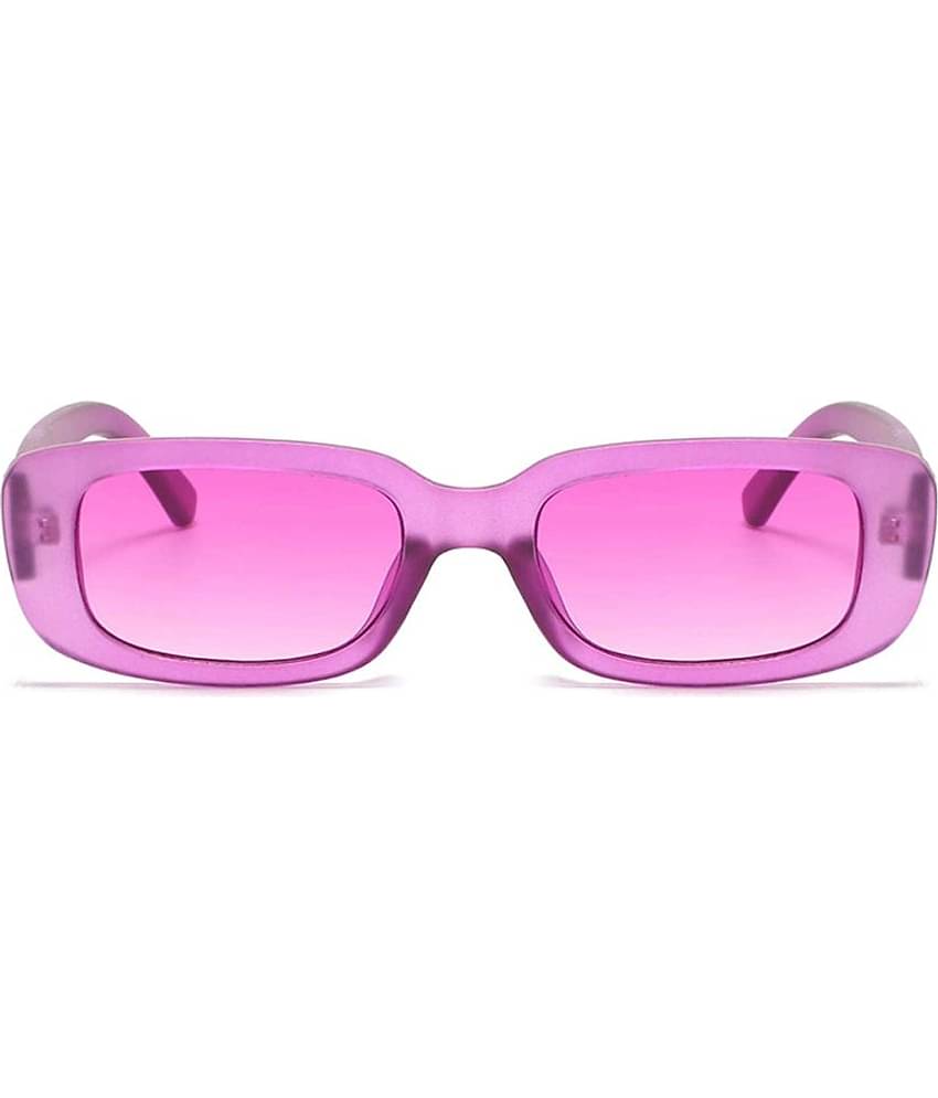 Kanny Devis - Magenta Rectangular Sunglasses ( Pack of 1 )