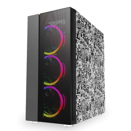 White Abstract CPU Wrap