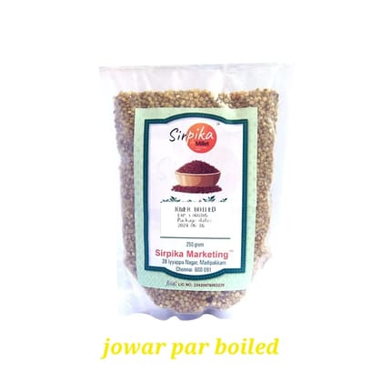 Par boiled jowar millets