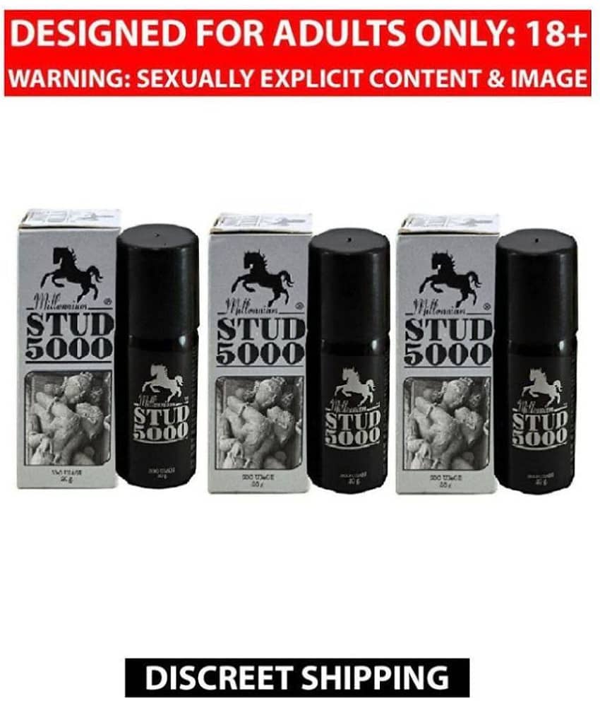 Millennium Stud 5000 Delay Spray for Men Pack of 3 Pieces of 20gm each