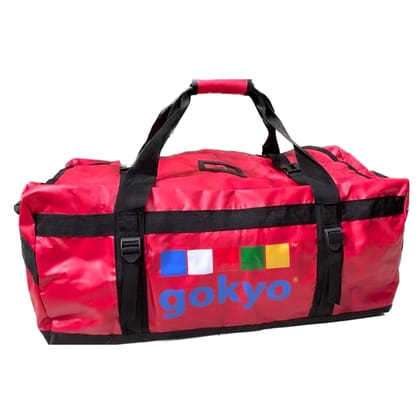 K2 Duffle Bag for Treks & Expeditions: Waterproof and Durable Duffel Bag with Comfortable Straps for Extended Trips (Colour - Red, Size - 90 L) by Total Sporting And Fitness Solutions Pvt Ltd