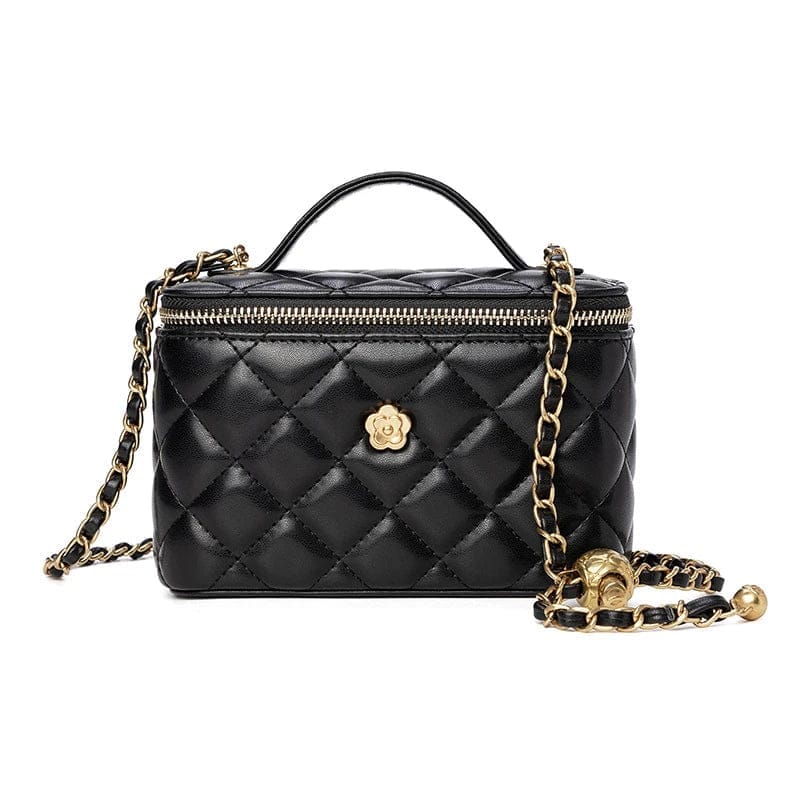 Luxury Designers Purses And Handbags Women Ladies Famous Brands Quilt Square Box Crossbody Shoulder Bags With Gold Chain