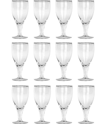 Somil Wine  Glasses Set,  180 ML - (Pack Of 12)