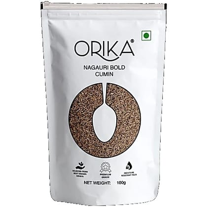 Orika Cumin - Whole, 100 g Pouch