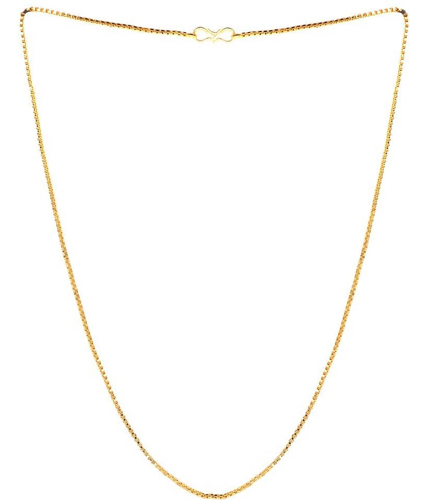 SHANKH-KRIVA Gold Plated Chain ( Set of 1 )