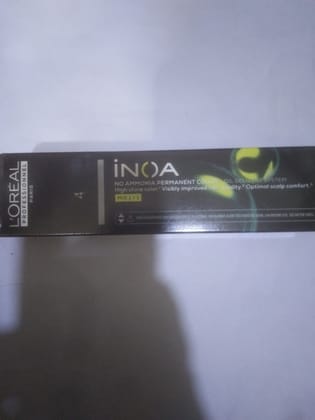 Loreal Paris 4 Inoa No ammonia permanent color oil delery system High shine color. visibly improved hoopality. optimal scalp comfort Mix 1-1 