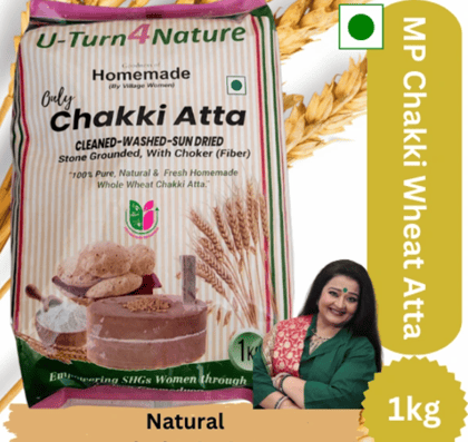 MP Chakki Wheat Atta-Homemade with Fiber