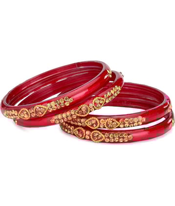 AFAST - Red Bangle Set (Pack of 1)