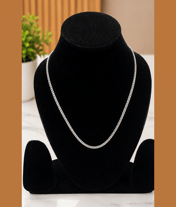 VIDHAN ART Silver Plated Alloy Chain ( Pack of 1 )