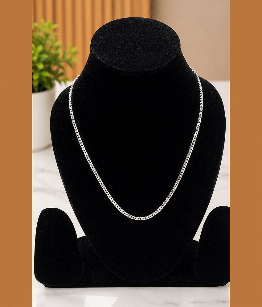 VIDHAN ART Silver Plated Alloy Chain ( Pack of 1 )
