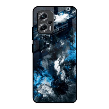 Cloudy Dust Glass Case for Redmi K50i 5G