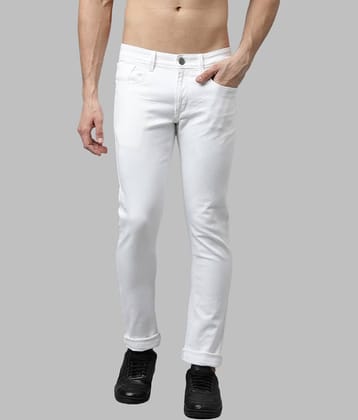 x20 - White Denim Skinny Fit Men's Jeans ( Pack of 1 )