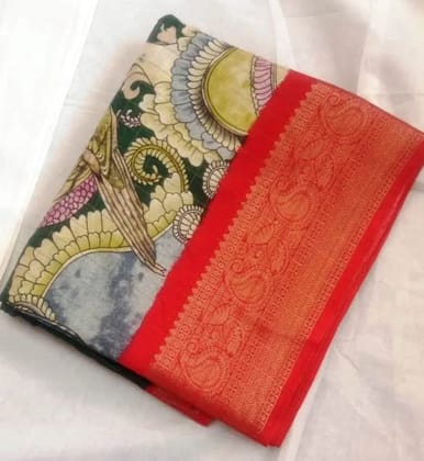 Exquisite Kalankari HandPainted Saree