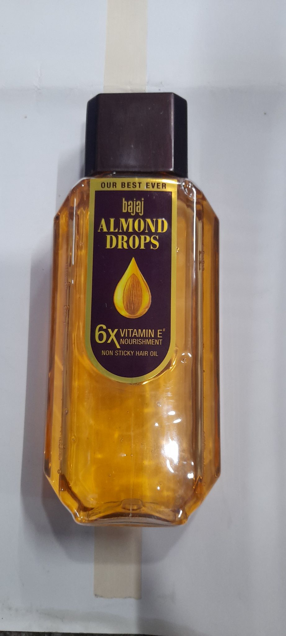 Bajaj almond drops vitamin e non sticky hair oil