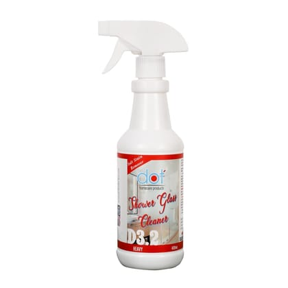 DOT Homecare Products | Shower Glass Cubicle Cleaner - Heavy - 400ml- Powerful & Organic, Salt stain remover, Removes hard water marks