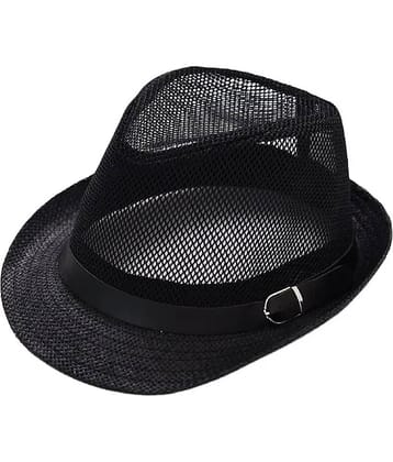 Zacharias Pack of 1 Polyester Blend Men's Hat ( Black )