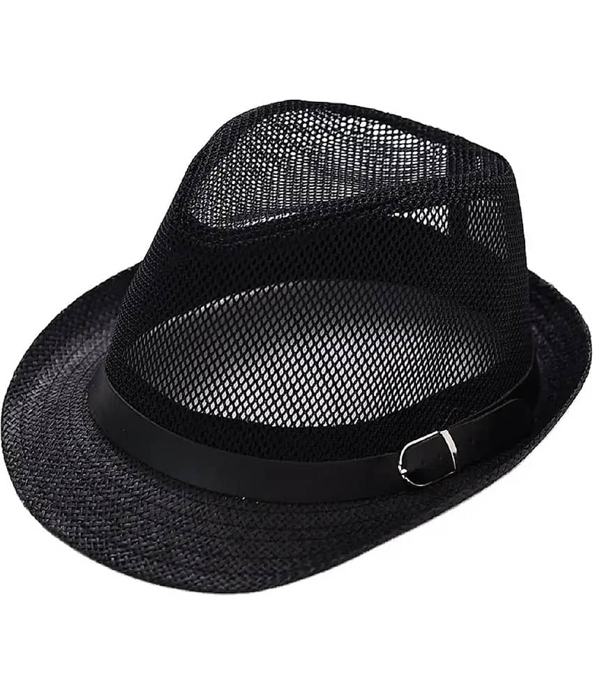 Zacharias Pack of 1 Polyester Blend Men's Hat ( Black )