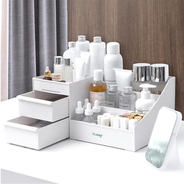 PLASTIC COSMETIC STORAGE BOX