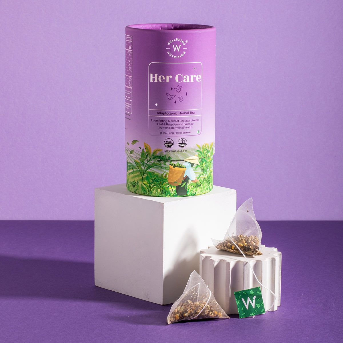 Her Care Adaptogenic Herbal Tea-Pack of 1