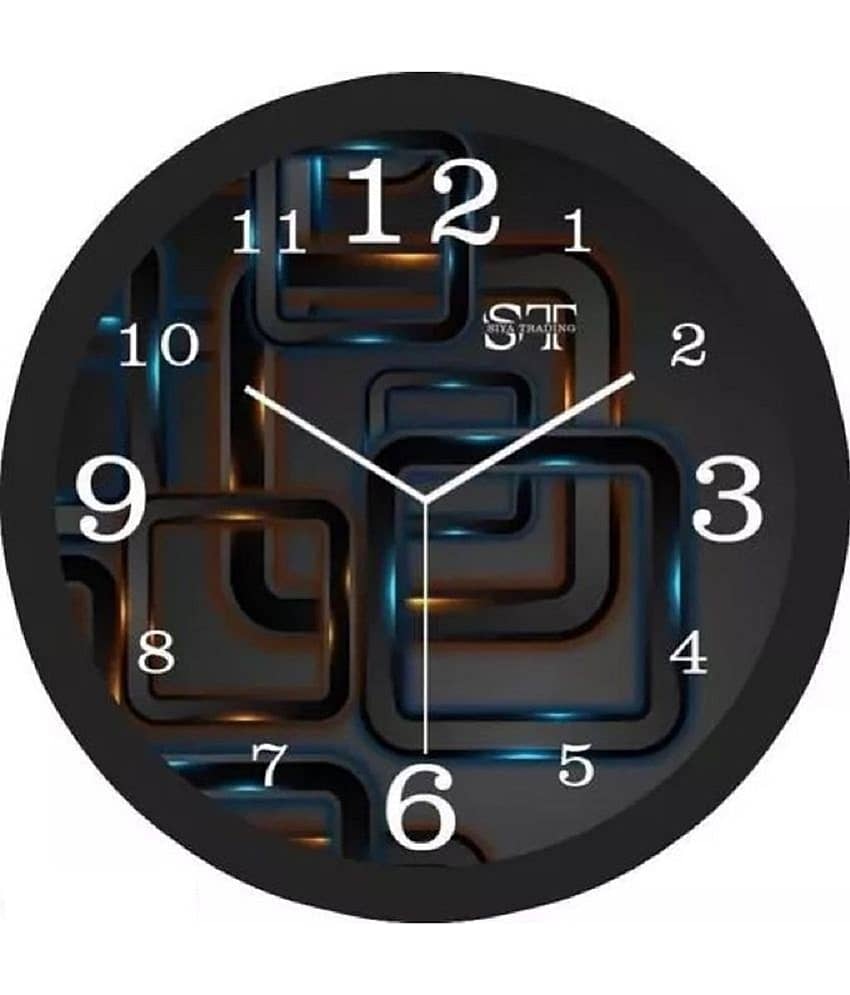 KP CRAFT Circular Analog Wall Clock