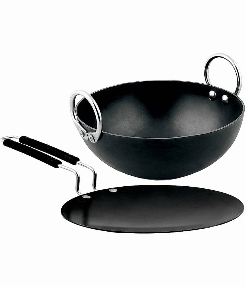 Veer - Iron Non coated Deep Kadhai 1000 ml
