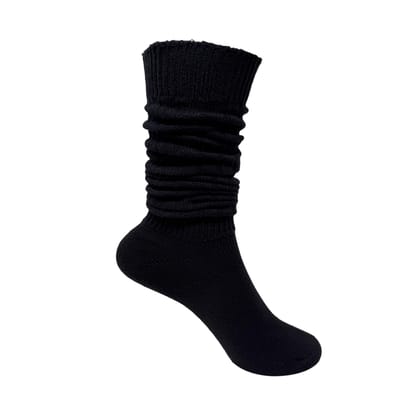 Women's Scrunch / Slouch Socks – Black