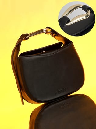 The Etna Hand Bag - Onyx Black-Handbag