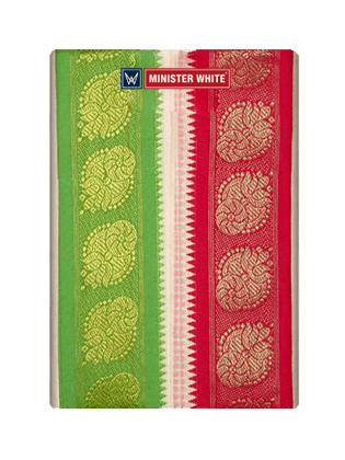 Cotton Cream Angavastram - Gyani