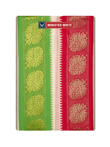 Cotton Cream Angavastram - Gyani