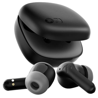 GOBOULT Made in India K10 Ear Buds Wireless with 50H Playtime, 4 Mics Clear Calling, 45ms Low Latency Gaming, IPX5, 10mm Bass Drivers Earbuds Bluetooth Wireless Earphones(Pure Black) GOBOULT Made in India K10 Ear Buds Wireless with 50H Playtime, 4 Mics Clear Calling, 45ms Low Latency Gaming, IPX5, 10mm Bass Drivers Earbuds Bluetooth Wireless Earphones(Pure Black)