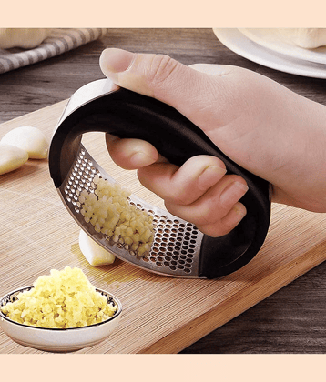 MAHADEV ENTERPRISE Garlic Press Steel Kitchen Press ( Pack of 1 )
