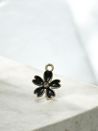Black Floret Pendant