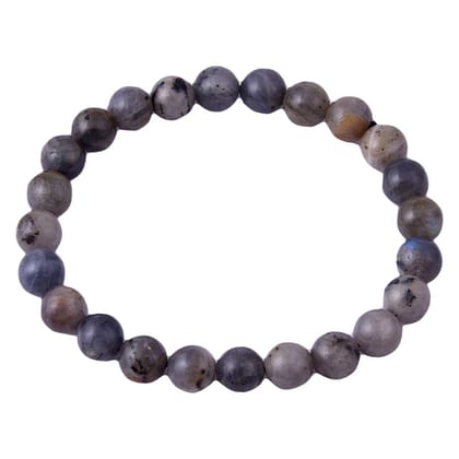 Labradorite Crystal Bracelet Healing and Vastu, Meditation, Protection Stylish Bracelet for Girls/Boys/Women(KI_156)  by Krishna Impex