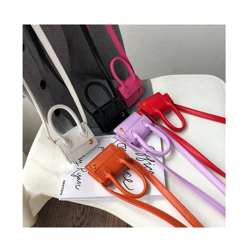 New Designer Fashion Shoulder Messenger Bag Candy Color Supper Mini Crossbody Bags For Women  Ladies Keys Purses and Handbags