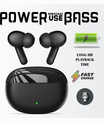 Bluetooth Wireless Earbuds with Deep Bass, HD Mic, Touch Controls, Secure Fit, and 30H Battery – Sweatproof In-Ear Headphones with Charging Case – Compatible with All Smartphones & Devices