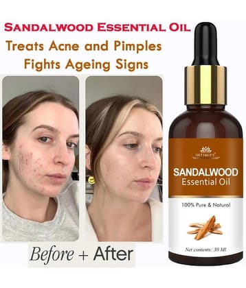 Intimify Sandalwood Essential Oil, Acne Removal Face Oil, Anti Acne Face Oil, Anti Wrinkle, 30 Ml