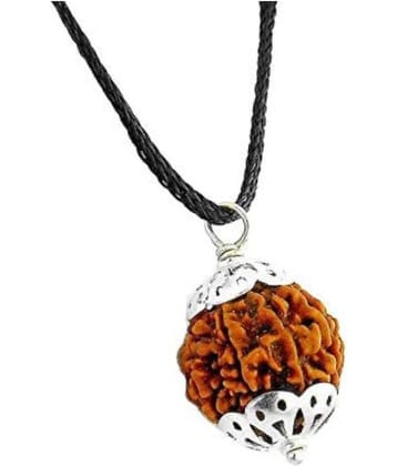 5 Mukhi Nepali Rudraksha Silver plated Pendant For Unisex five mukhi rudraksha pendant 100% Original