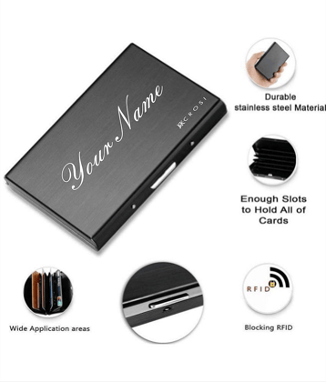 kk crosi Steel Card Holder ( Pack 1 )