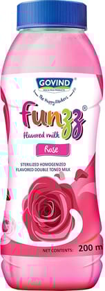Govind Sterilized Homogenized Flavor Double Toned Milk - Funzz Rose 200 MILLI_LITRE