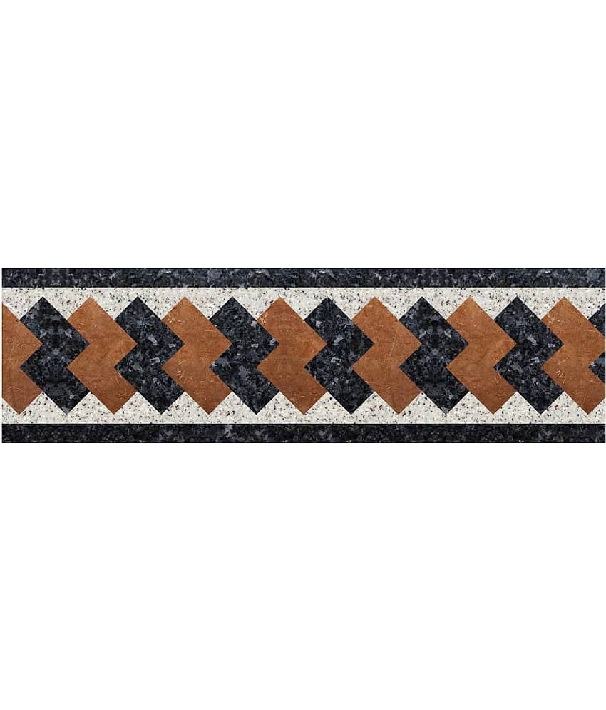 WallDesign Marble Stone Inlay Sticker - 8 cm W x 305 cm L Nature Sticker ( 305 x 8 cms )