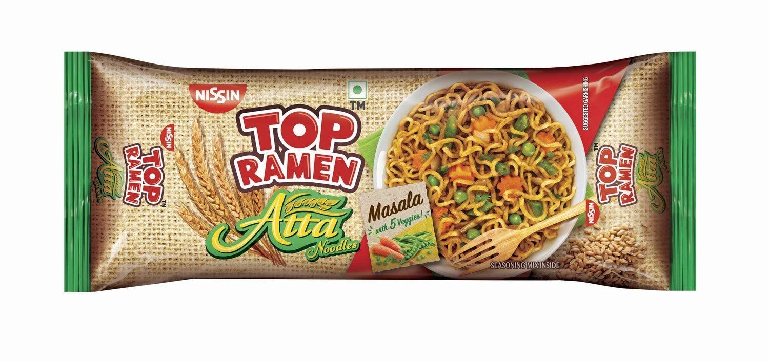 Top ramen Noodles,Atta,Vegetarian,280 Grams